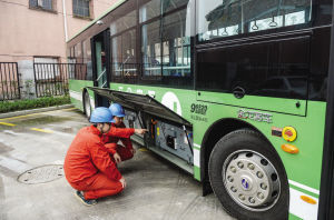 浙江省內(nèi)首個(gè)縣級(jí)城市啟用<a class='link'  target='_blank'>純電動(dòng)</a>“綠色”公交車