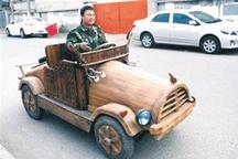 48歲木匠“造木電動(dòng)汽車(chē)” 最高時(shí)速40公里