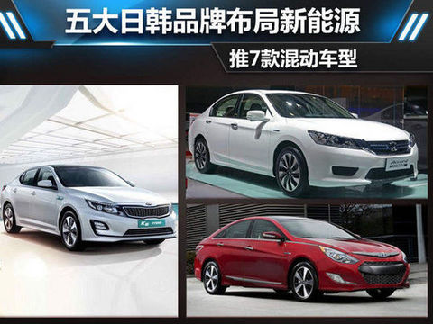 五大日韩品牌布局新能源 推7款混动车型