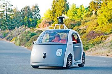 谷歌无人驾驶汽车问世：形似甲虫 电池驱动