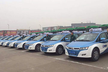 百辆比亚迪e6电动出租车交付泸州