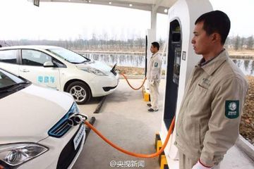 京沪高速开通电动汽车充电：每50千米1座充电站