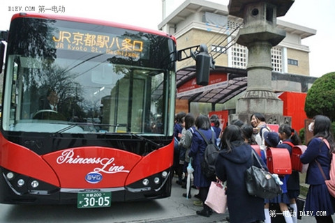 比亚迪K9进驻日本市场 首次效力京都