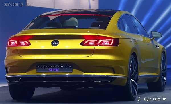 驾驭未来 大众sport coupe concept GTE插电混动概念轿跑亮相