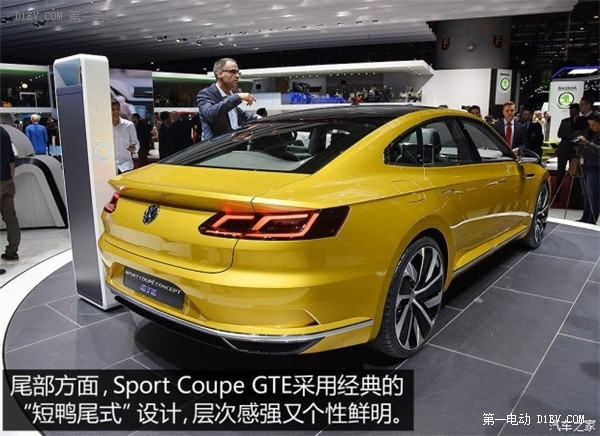 亮點不少 車展實拍大眾Sport Coupe GTE