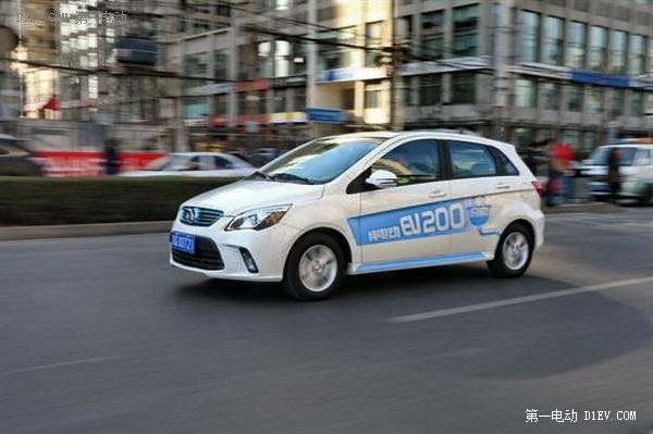 国产电动汽车北汽新能源EV200