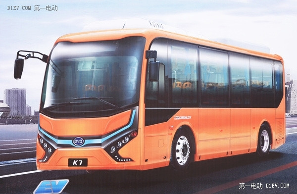 比亞迪8米純電動(dòng)客車K7