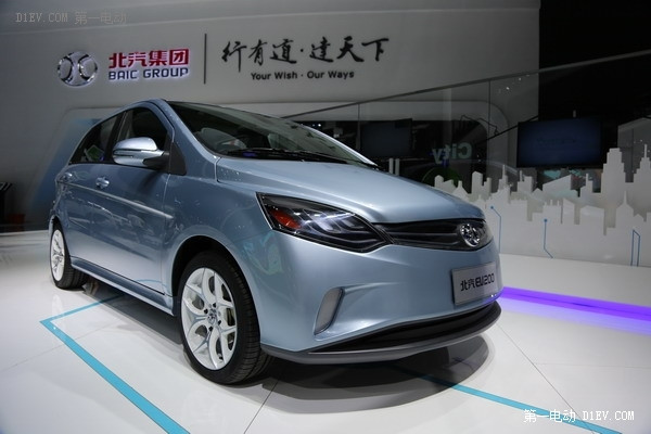 上海車展探館之北汽新能源三劍客