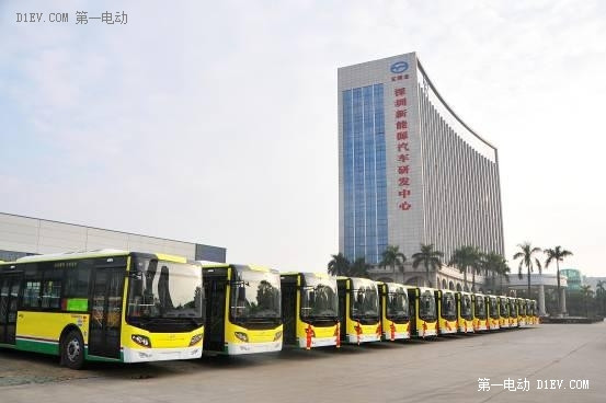五洲龍179臺(tái)新能源公交廣州正式運(yùn)行