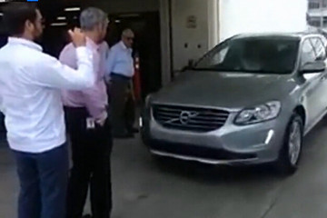 自动刹车真靠谱？ 沃尔沃试验失败撞飞人