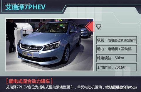 奇瑞规划建新工厂 将投产三款新能源车