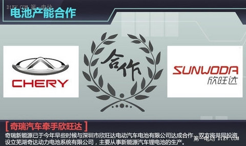 奇瑞规划建新工厂 将投产三款新能源车