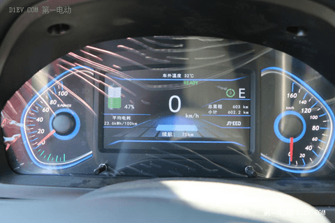 北汽EV160堵车空调耗电量 实际路况对比测试