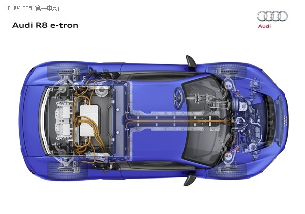 续航451公里充电95分钟 奥迪纯电动R8 e-tron技术解剖