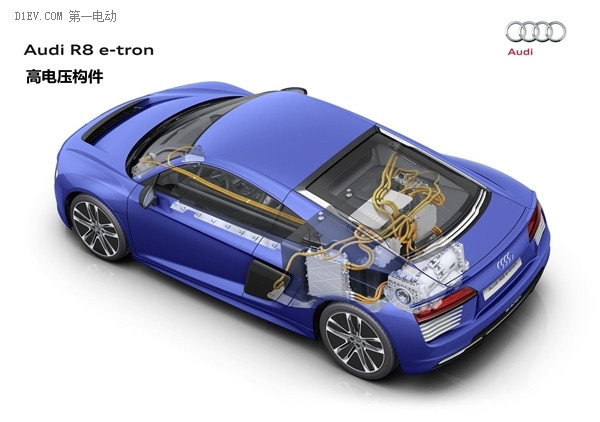 续航451公里充电95分钟 奥迪纯电动R8 e-tron技术解剖