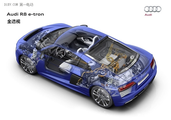 续航451公里充电95分钟 奥迪纯电动R8 e-tron技术解剖
