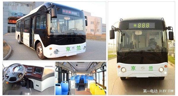京蘭純電動(dòng)客車亮相杭州引關(guān)注 可快速充電最多乘60人