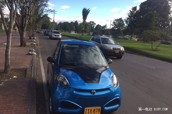 再下一城 知豆成為南美洲波哥大電動(dòng)汽車租賃項(xiàng)目用車