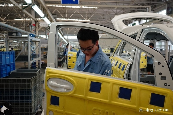 探訪北汽EV采育基地：EV200生產(chǎn)線(上)