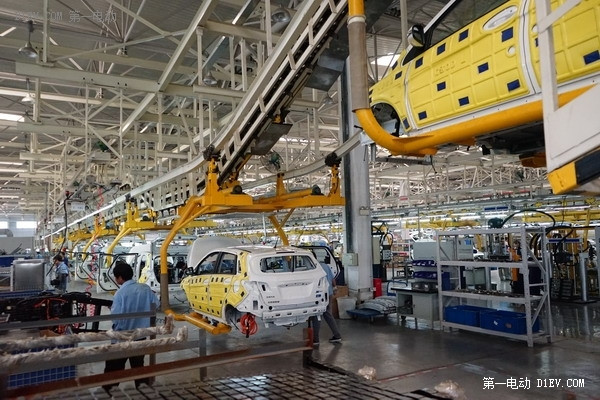 探訪北汽EV采育基地：EV200生產(chǎn)線(上)