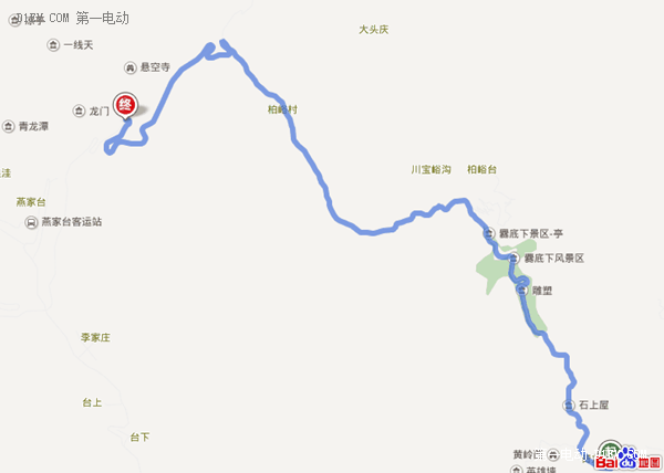 往返290公里 比亚迪E6京西小龙门-爨底下-悬空寺两日游记