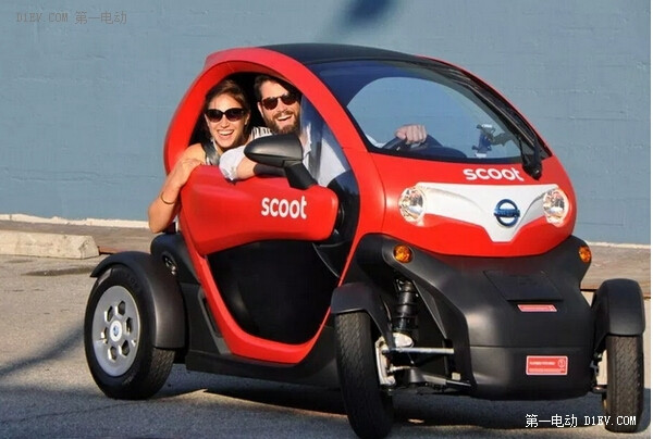 解決動力Scoot 在舊金山推出小型電動車租賃服務