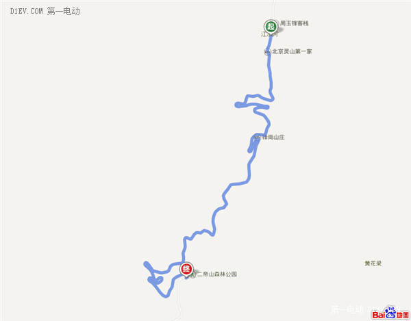 灵山-二帝山-百花山281公里 比亚迪E6山路游记