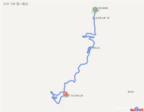 灵山-二帝山-百花山281公里 比亚迪E6山路游记