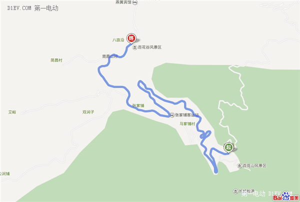 灵山-二帝山-百花山281公里 比亚迪E6山路游记