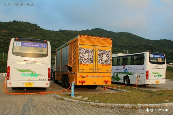 純電動大巴+帆船 中沃綠源純電動公交服務中國帆船賽