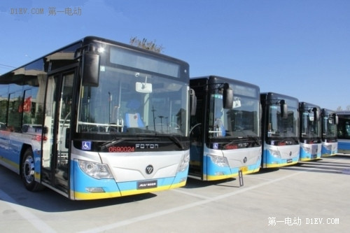 福田汽車簽屬1574輛新能源客車合同