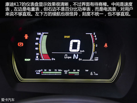 静态体验康迪K17