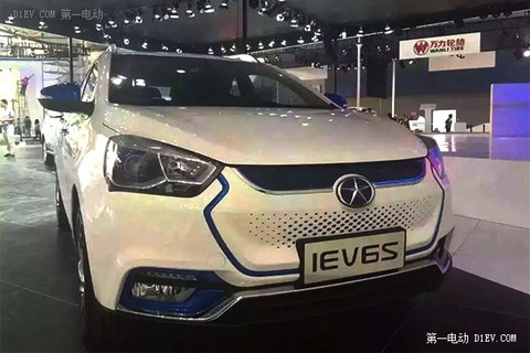 江淮IEV6S揭神秘面纱 综合工况续航260km