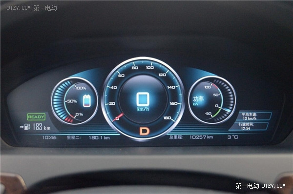 在數(shù)九寒天的北京，騰勢電動車的續(xù)航里程也許更厚道