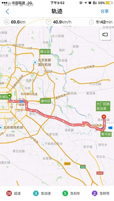 有圖有真相 北汽EV200冬季續(xù)航里程實錄