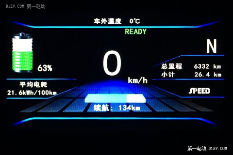 有图有真相 北汽EV200冬季续航里程实录