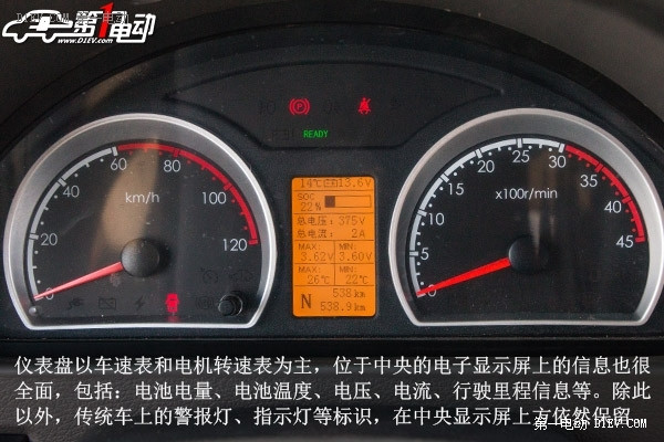 首款純電動商用車靜態(tài)評測