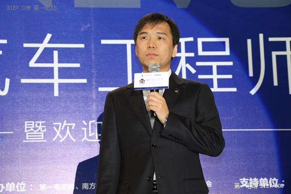 北汽新能源工程研究院車型部副部長馬博