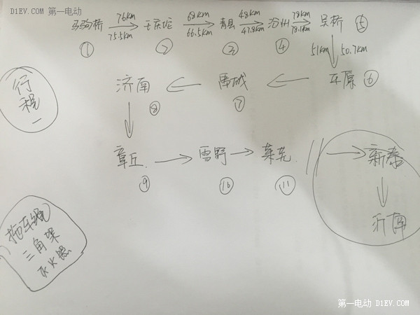 开着一度回山东 小E陪我过大年