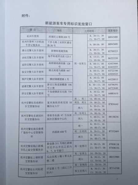 杭州新能源汽车4月5日限行解禁 4月1日起可申领专用标识