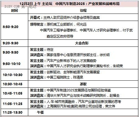 大咖云集 千人盛會 第四屆“汽車與環(huán)境”中國及零部件產(chǎn)業(yè)創(chuàng)新論壇將于12月舉辦！