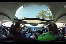 VR試車全新體驗(yàn) 第一電動獨(dú)家VR測評吉利帝豪EV