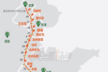 EV英雄会 | 帝豪EV车主画了张京沪高速实用快充地图