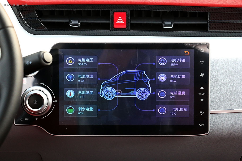 圖集 | 眾泰E200微型電動車 色彩亮麗/配置較高/帶快充接口