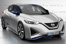 借鑒IDS概念車前臉造型超前 日產新聆風假想圖曝光