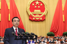 李克強總理政府工作報告：鼓勵使用清潔能源汽車
