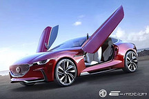 百公里加速小于4秒 MG E-motion概念車官圖發布