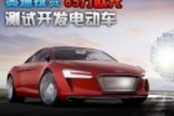 奧迪投資65萬歐元 測試開發(fā)電動車
