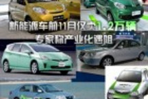新能源車前11月僅賣1.2萬(wàn)輛 專家稱產(chǎn)業(yè)化遇阻