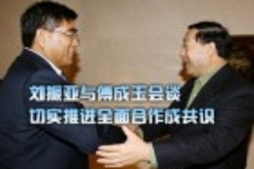 劉振亞與傅成玉會(huì)談 切實(shí)推進(jìn)全面合作成共識(shí)